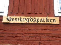 Skylt i Hembygdsparken