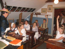 Lektion i skolmuseet